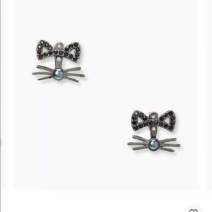 NWT Kate Spade Out West Cat Ear Earrings Jacket